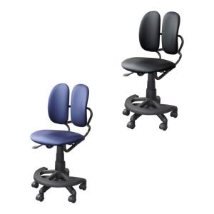 DUOREST FIT+ デュオレスト オフィスチェア 小柄な方向け 背もたれスライド機能 ポリウレタン 幅470×奥行450〜550×高さ790〜920mm 座高420〜530mm DR-289BY