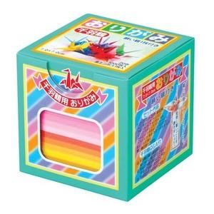 千羽鶴用おりがみ 折紙千羽鶴 7×7cm 1001枚入り 20色 トーヨーEC-002003