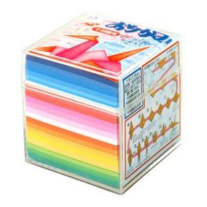 千羽鶴用おりがみ 折紙千羽鶴 7.5×7.5cm 1001枚入り 20色
