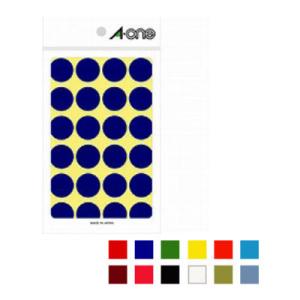 カラーラベル 丸型 直径20mm 1袋336片入 金・銀は192片 エーワン/EC-07020