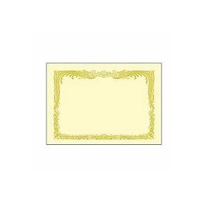 賞状用紙 プリンタ対応 A3タテ書 鳳凰柄雲入り クリーム色 ケント紙 1冊10枚入 ササガワ