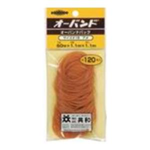 輪ゴム オーバンド #16 アメ 1パック120本入 共和 天然ゴム ラバーバンド ゴムバンド 梱包...