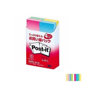 ポストイット ふせん 付箋 見出し 25×75mm 400枚 お買い得パック スリーエム/EC-50...