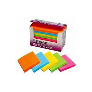 ポストイット ふせん 付箋 5色 ノート 75×75mm 1箱1800枚 強粘着パワーパック まとめ...