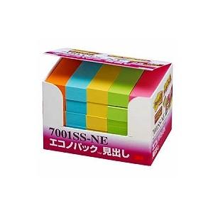 ポストイット ふせん 付箋 5色 見出し 50×15mm 1箱2250枚 強粘着エコノパック まとめ...