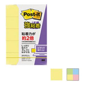スリーエム ポスト・イット 強粘着見出し 5個パック パステルカラー 50mm×15mm