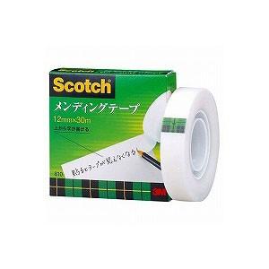 メンディングテープ 修繕テープ 紙箱入り 小巻 幅12mm 1巻 スリーエム EC-810-1-12