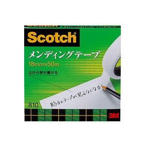 メンディングテープ 修繕テープ 紙箱入り 大巻 幅18mm 1巻 スリーエム EC-810-3-18