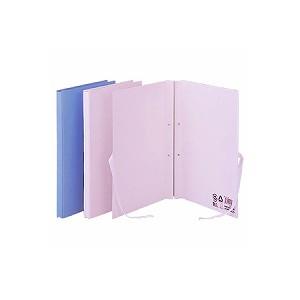 のび〜るファイル 樹脂ハトメ A4 表紙ひも付 背幅最大113mm タテ型 2穴 1冊 セキセイ/E...