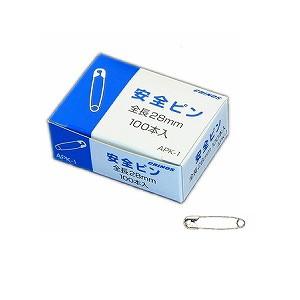 安全ピン 長さ28 1箱100本入 日本クリノス EC-APK-1