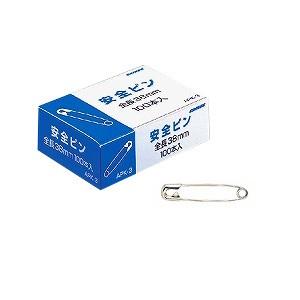 安全ピン 長さ38 1箱100本入 日本クリノス EC-APK-3
