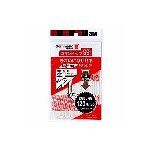 しっかり接着・きれいにはがせる掲示用タブ 両面粘着タブ コマンドタブSSサイズ 12×30 お買い得...