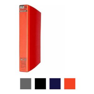 ファイルノート ルーズリーフバインダー A4 縦型 30穴 背幅344mm 収容量250枚 1冊 ダ...