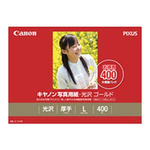 Canon 写真用紙・光沢 ゴールド L判 400枚