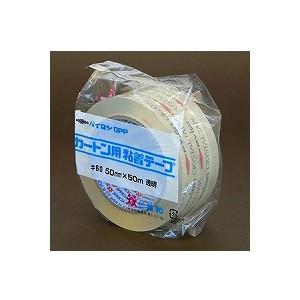 OPPテープ カートン用粘着テープ No.60 透明 軽〜重量物の封かん用 幅50mm×長さ50m ...