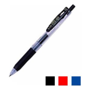 水性ボールペン 折れにくい可動式クリップ サラサクリップ 0.7mm 1本 ゼブラ EC-JJB15