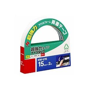 両面テープ フック・ハンガー・小物など用超強力タイプ ナイスタック 大巻 幅15mm ニチバン/EC...