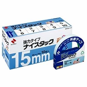 両面テープ 強力タイプ ナイスタック ブンボックス 幅15mm 10巻 まとめ買い ニチバン/EC-...