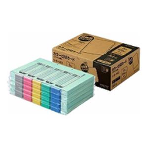 カラー仕切カード お徳用パック A4 タテ型 5山見出し＋インデックス 2穴 1箱100組入 コクヨ...