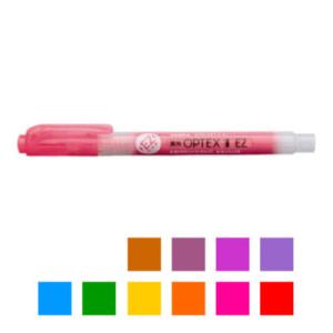 水性 蛍光ペン オプテックス2イージー 太字 4.0mm / 細字 1.2mm 1本 まとめ買い ゼ...