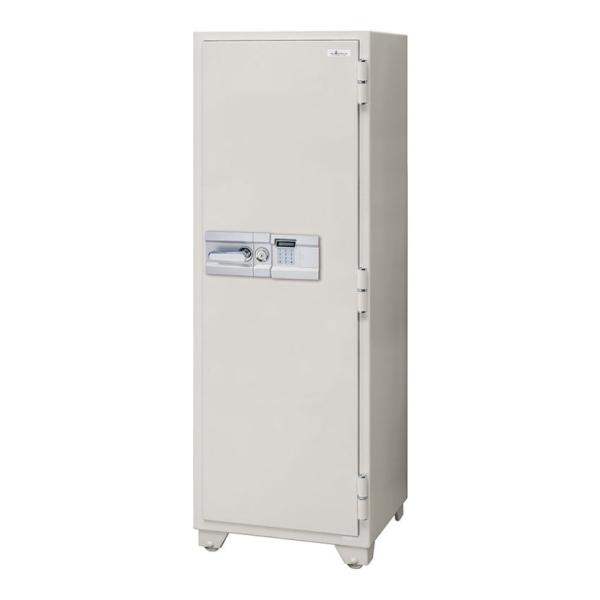 エーコー 大型耐火金庫 テンキー式 スリムタイプ 幅590×奥行601×高さ1750mm 一般紙耐火...