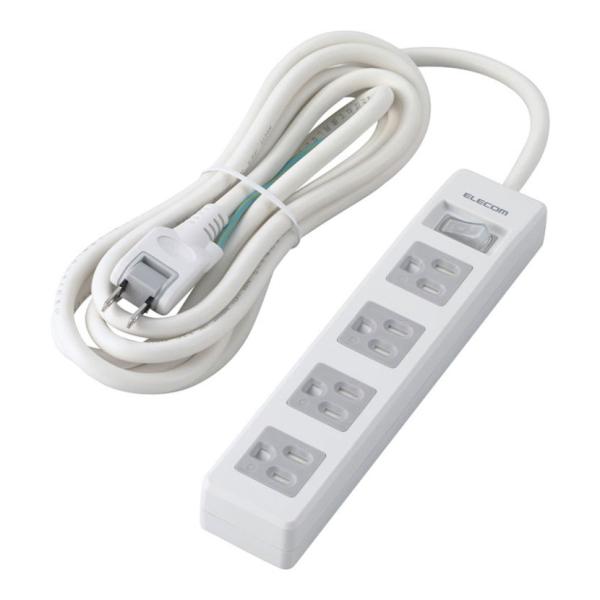 延長コード 電源タップ 3000mm 3P 4個口 マグネット 一括スイッチ ほこりシャッター アー...