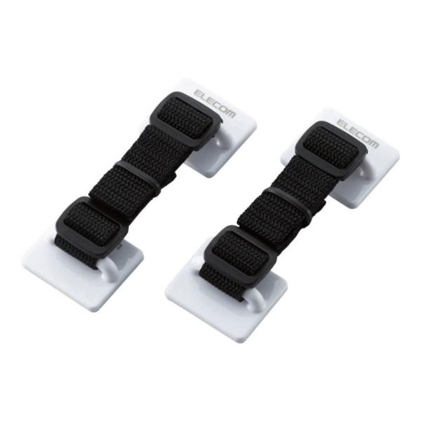 TV用耐震ベルト 〜40型まで対応 震度7相当の振動試験クリア 強力粘着シールタイプ 2本入