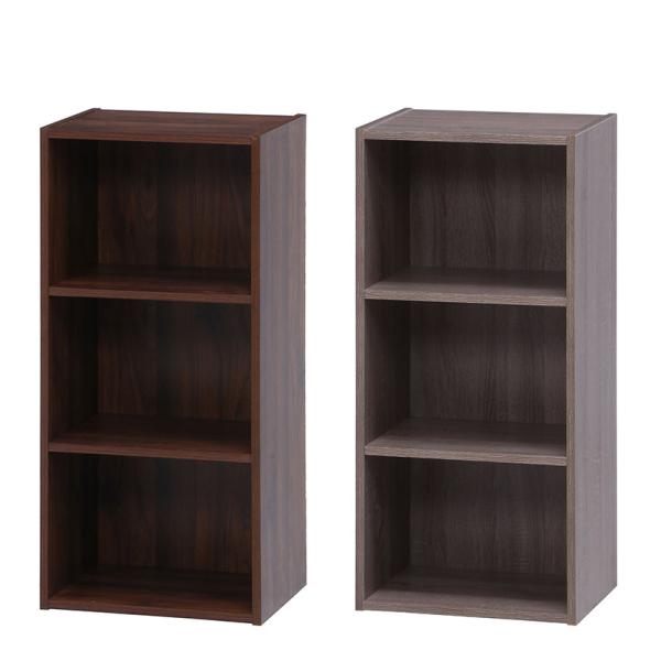 組立簡単カラーボックス 収納ボックス 工具不要 差込組立 3段 幅415×奥行290×高さ880mm