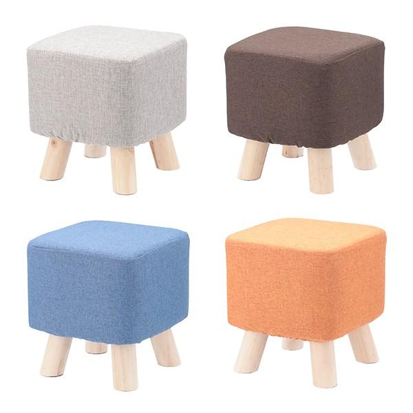 ミニファブリックスツール カジュアルなミーティングに スクエアタイプ