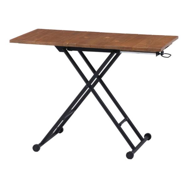 昇降テーブル シルビア 無段階高さ調整 ガス圧ダンパー仕様 スリムサイズ 在宅勤務 幅1000×奥行...