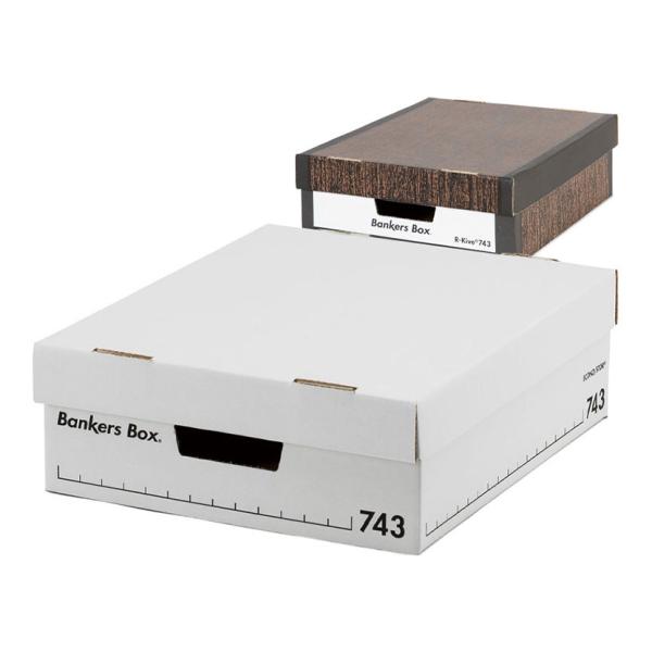 バンカーズボックス 743s Fellowes フェローズ Bankers Box薄型ボックス 収納...