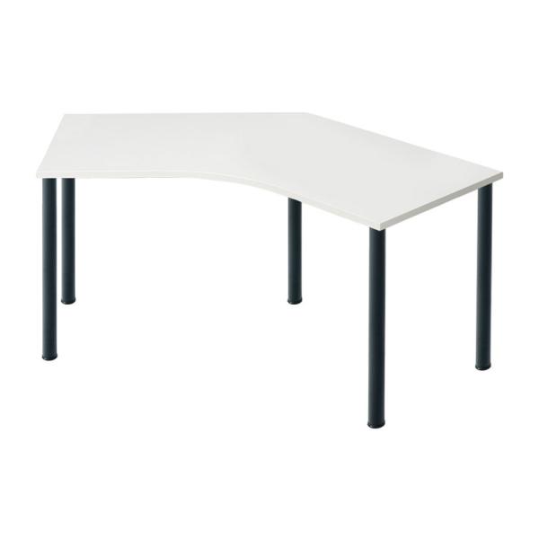 Garage(ガラージ) D3デスク 天板Aタイプ 白 アジャスター脚 幅1536mm パソコンデス...