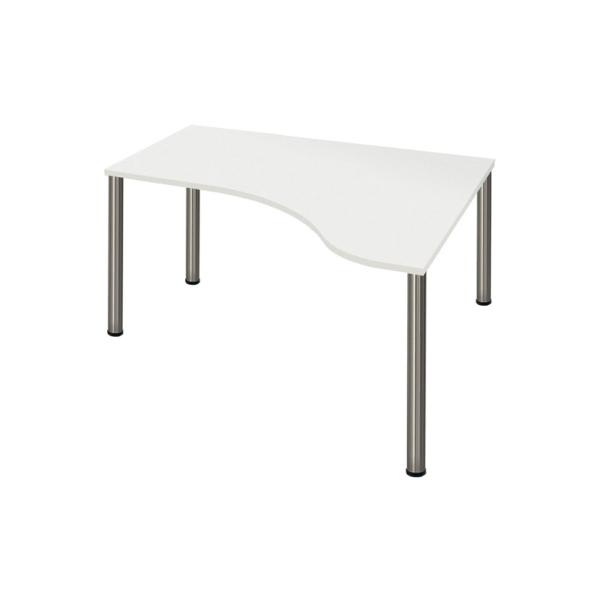 Garage(ガラージ) D3デスク 天板Dタイプ 白 アジャスター脚 幅120mm パソコンデスク...