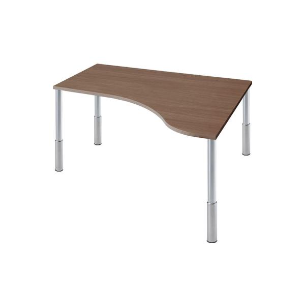 Garage(ガラージ) D3デスク 天板Dタイプ 木目 上下昇降脚 幅1200mm パソコンデスク...