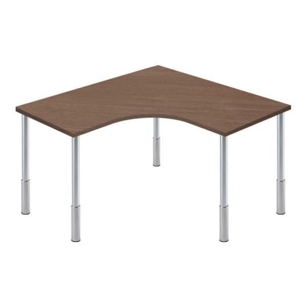 Garage(ガラージ) D3デスク 天板Lタイプ 木目 上下昇降脚 幅1200mm パソコンデスク...