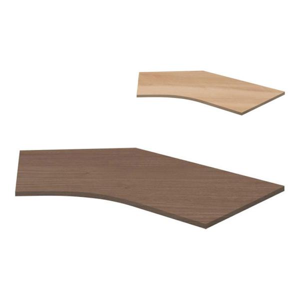 Garage(ガラージ) D3デスク専用天板 Bタイプ 木目 幅1324mm パーツ パソコンデスク...