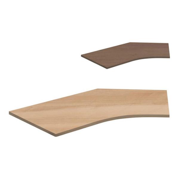 Garage(ガラージ) D3デスク専用天板Cタイプ 木目 幅1324mm パーツ パソコンデスク ...