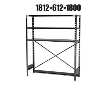 スチールラック 下段なし 幅181.2 奥行61.2 高さ180cm 抗菌 ラック