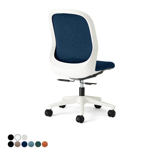 プラス Fita2(フィータ2) オフィスチェア 事務イス 背メッシュ 樹脂脚 肘なし ナイロンキャ...