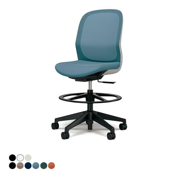 プラス Fita2(フィータ2) オフィスチェア 事務イス ハイタイプ 背メッシュ 樹脂脚 肘なし ...