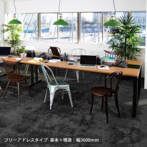 フリーアドレスデスク 8人用 会議テーブル ミ...の詳細画像3