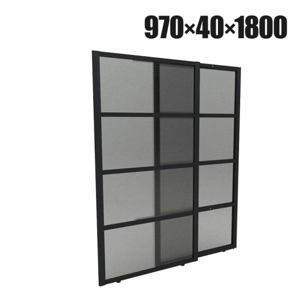 日本製 Garage(ガラージ) PALASSO パラッソ スライドドアパネル 半透明 連結式ローパ...