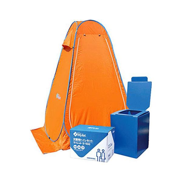 マイレット災害用テントセット RP-100X マイレット100回分+テント+プラ段トイレ