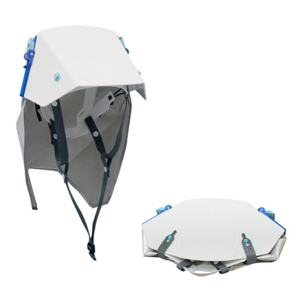 たためるヘルメット タタメット ズキン3 ヘルメット+防災頭巾 プレーンタイプ お得な10人用セット...