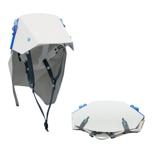 たためるヘルメット タタメット ズキン3 ヘルメット+防災頭巾 プレーンタイプ お得な20人用セット...