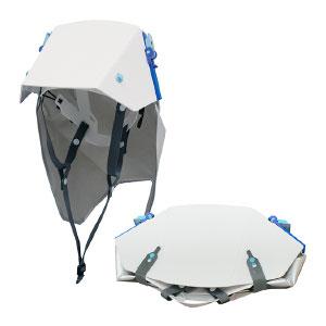 たためるヘルメット タタメット ズキン３ ヘルメット+防災頭巾 プレーンタイプ