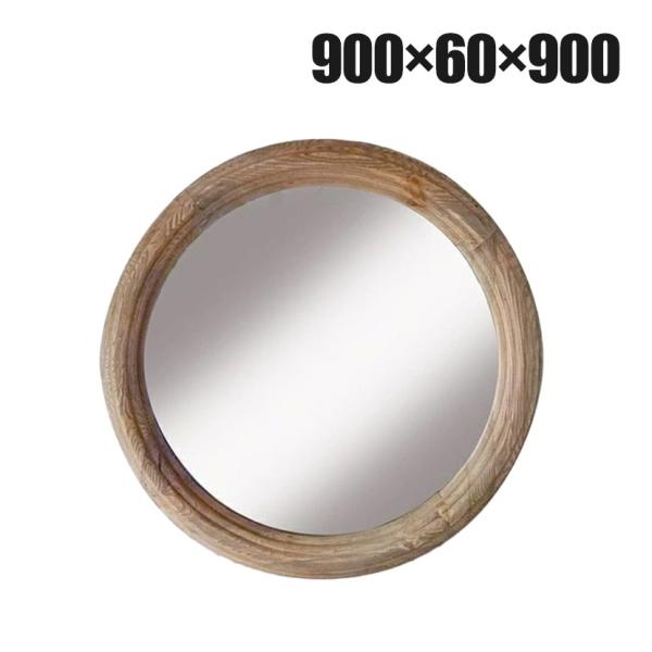 REGEN ROUND MIRROR レーゲンラウンドミラー 鏡 全身鏡 姿見 木製フレーム 丸型 ...