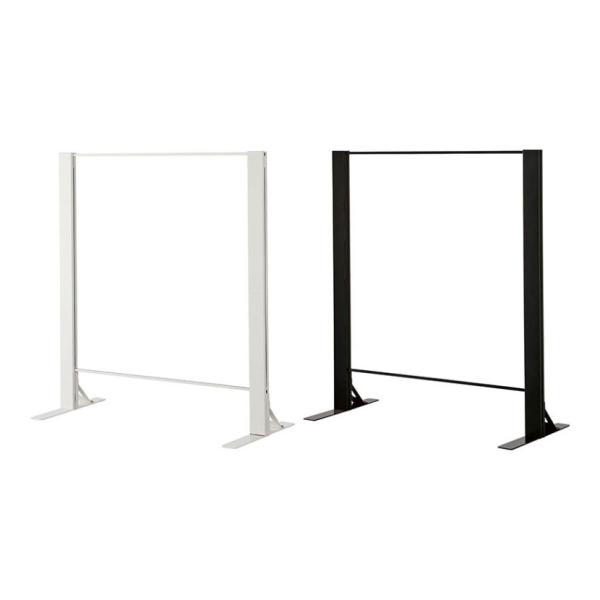 本体 飛沫防止パネル アクリルパネル 両面柱 透明 幅900×高さ1000mm パーテーション 衝立...