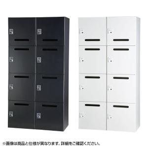 パーソナルロッカー 6人用 2列3段 H1740 下置き ダイヤル錠 開口付き