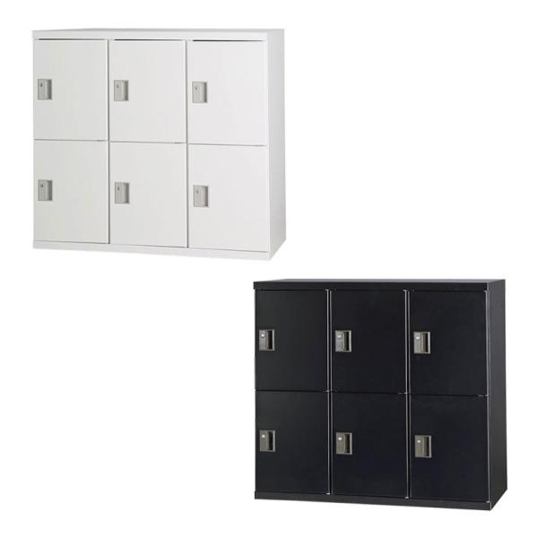 コンビネーションブロック HOS(旧NHS) 6人用 小物ロッカー 3列2段 ダイヤル錠 鍵付き パ...